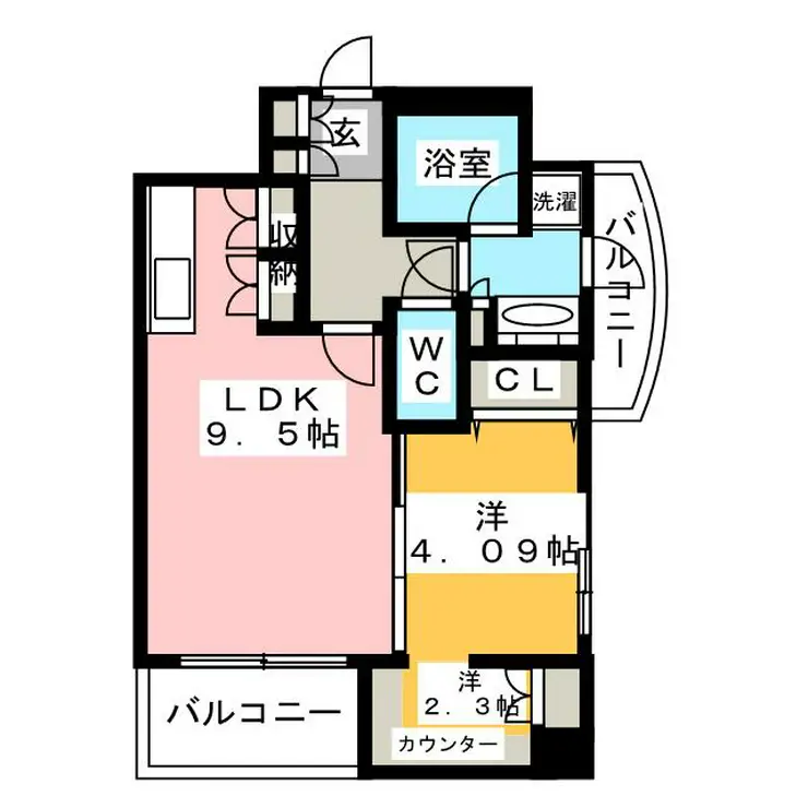 レジデンシャルステートタワー南千住 2階階 間取り