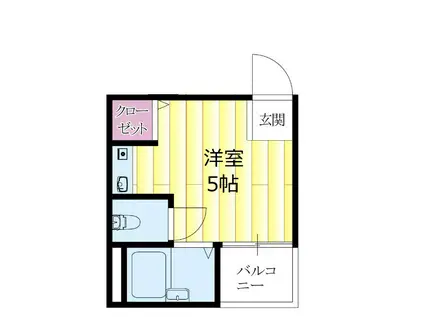 ネオハイツ(ワンルーム/4階)の間取り写真