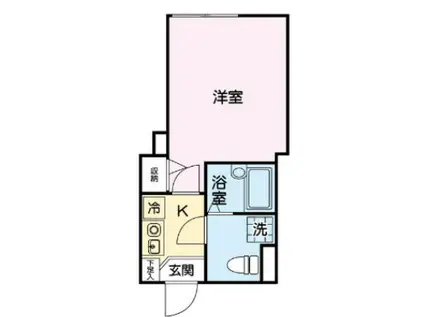 SINCREASE東武練馬(1K/2階)の間取り写真