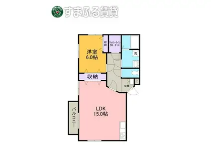 プレステージT(1LDK/3階)の間取り写真