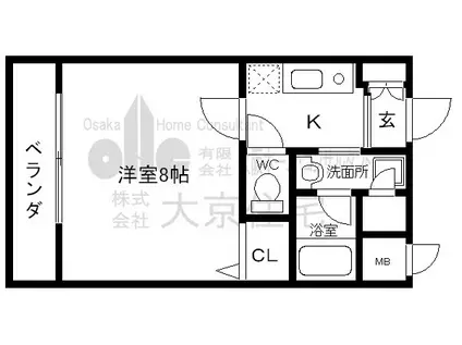 JB PLAZA(1K/4階)の間取り写真