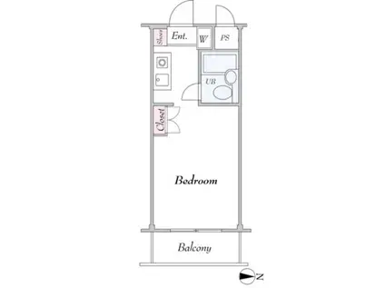 TS GARDEN鶴見市場II(ワンルーム/3階)の間取り写真