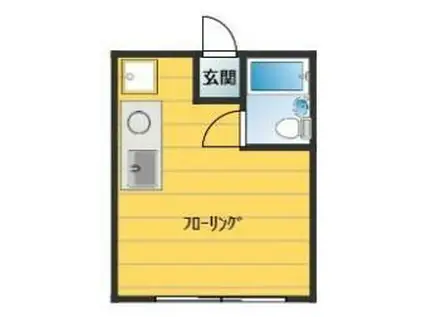 ハイム・タケ(1K/1階)の間取り写真