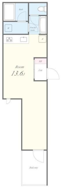 LEA ROOMお花茶屋(ワンルーム/3階)の間取り写真