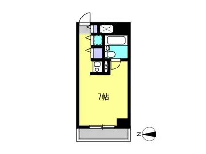サンコート川崎南幸町(ワンルーム/6階)の間取り写真