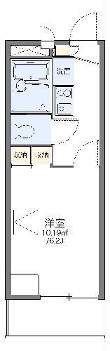 レオパレス小茂根(1K/3階)の間取り写真