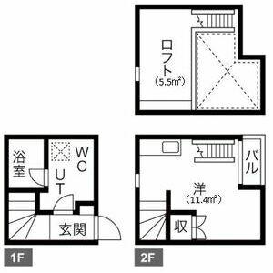 ヴィーブル大曽根STA(1K/1階)の間取り写真