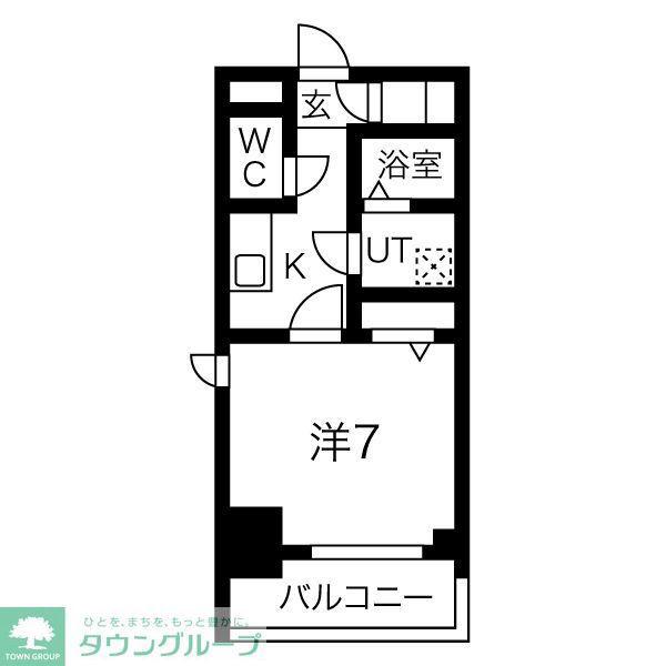 エスリード名古屋STATION ウエスト(1K/2階)の間取り写真