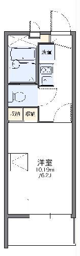 レオパレス希林館(1K/3階)の間取り写真