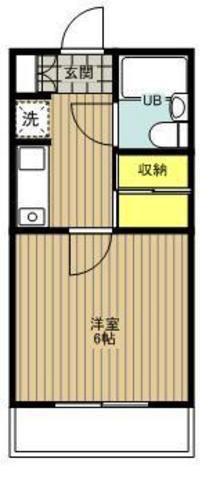 クレベール久米川(1K/5階)の間取り写真