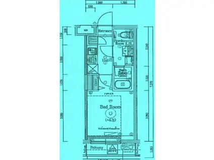 SHOKEN RESIDENCE 川崎(1K/1階)の間取り写真