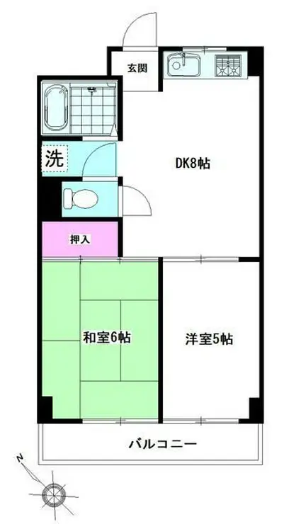 石原第7ビル 2階階 間取り