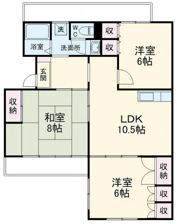 エンブレム上尾 2階階 間取り