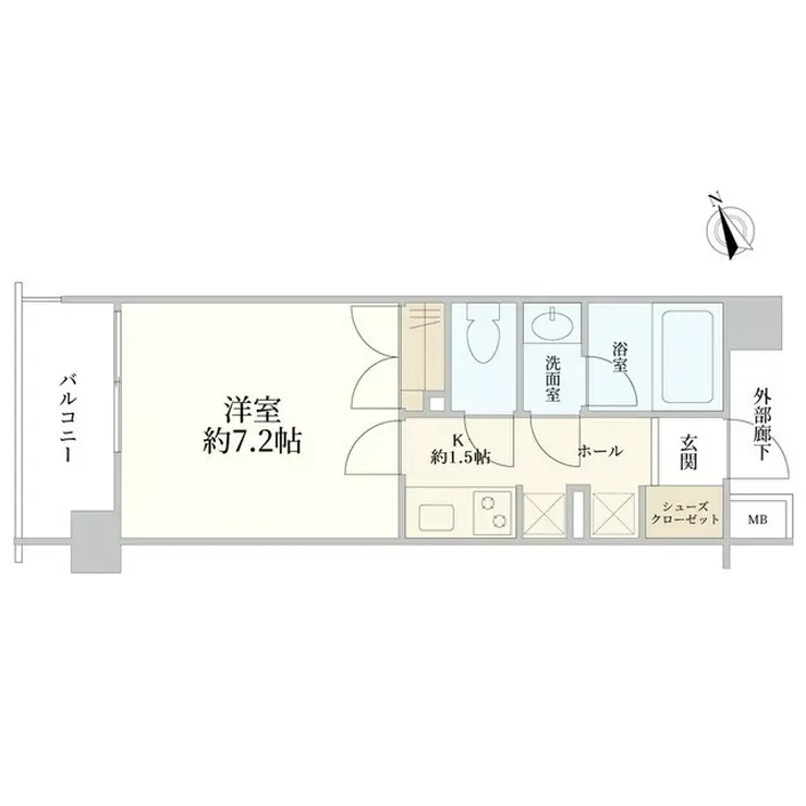 セレビア新宿御苑前 8階階 間取り