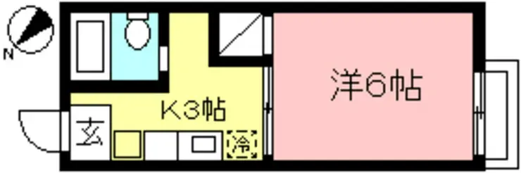 TMJコーポ 2階階 間取り
