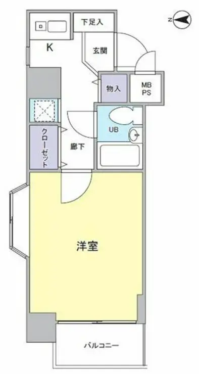 ライオンズマンション本厚木第3 6階階 間取り
