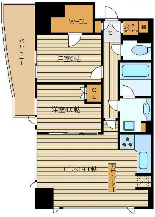 シティタワー大泉学園 13階階 間取り