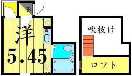 プラチナム(ワンルーム/3階)の間取り写真