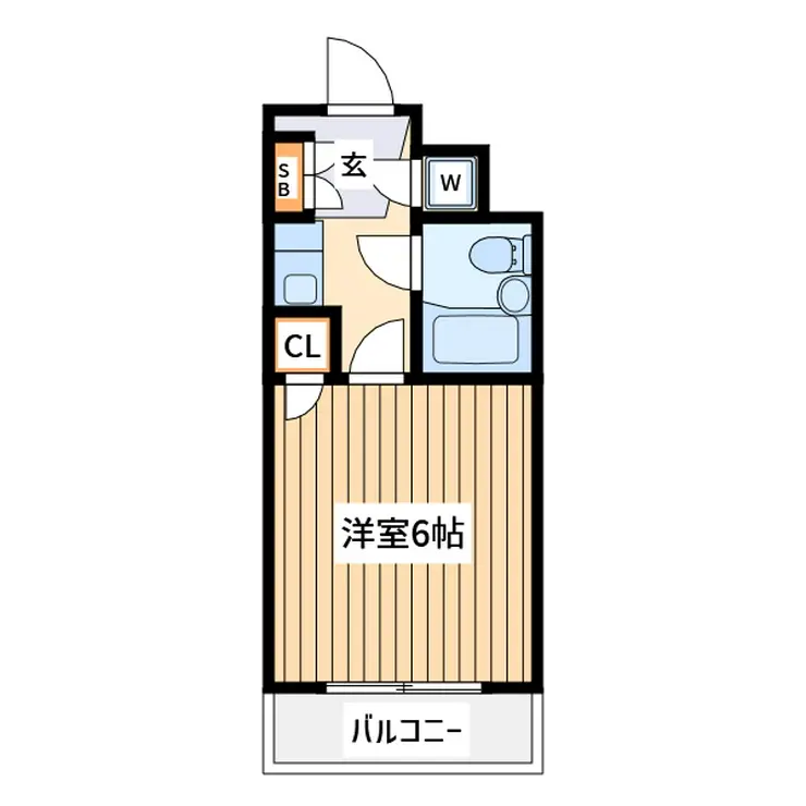 クリオ妙蓮寺参番館 1階階 間取り