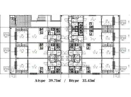 MISTRAL龍野町(1LDK/2階)の間取り写真