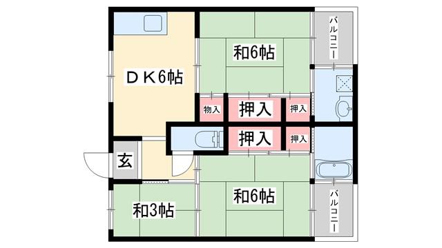 ビレッジハウス野村 2