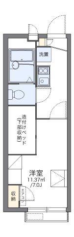 レオパレス森小路(1K/2階)の間取り写真
