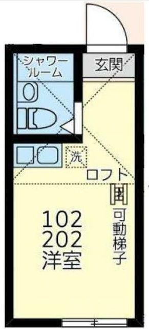 パークヴィレッジ日吉A棟(ワンルーム/1階)の間取り写真