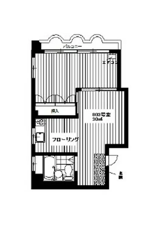 ハイマウント御殿山 8階階 間取り