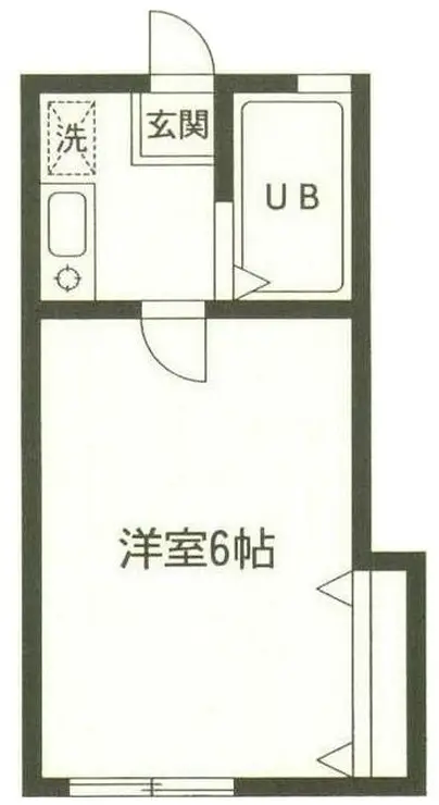 アーバンライフ本町 1階階 間取り