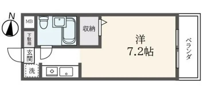 ジョイフル高井戸弐番館 4階階 間取り