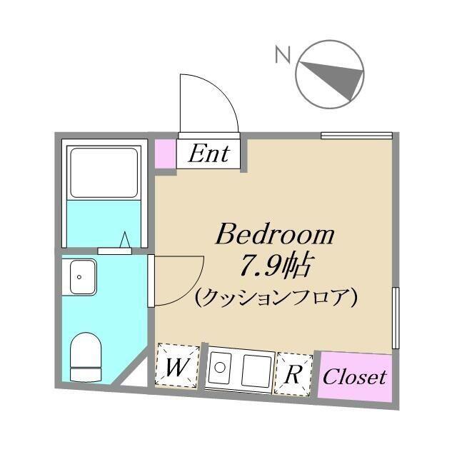 CASA OTSUKA(ワンルーム/2階)の間取り写真