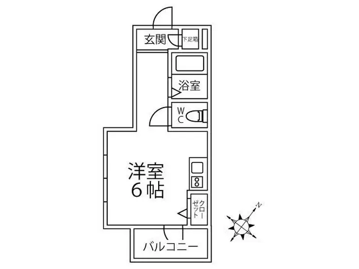 ヒルハイツ 1階階 間取り