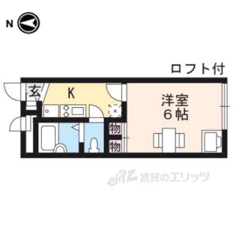 レオパレスKOHAN(1K/2階)の間取り写真