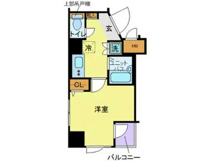 フォルトゥナ文京後楽園(1K/10階)の間取り写真