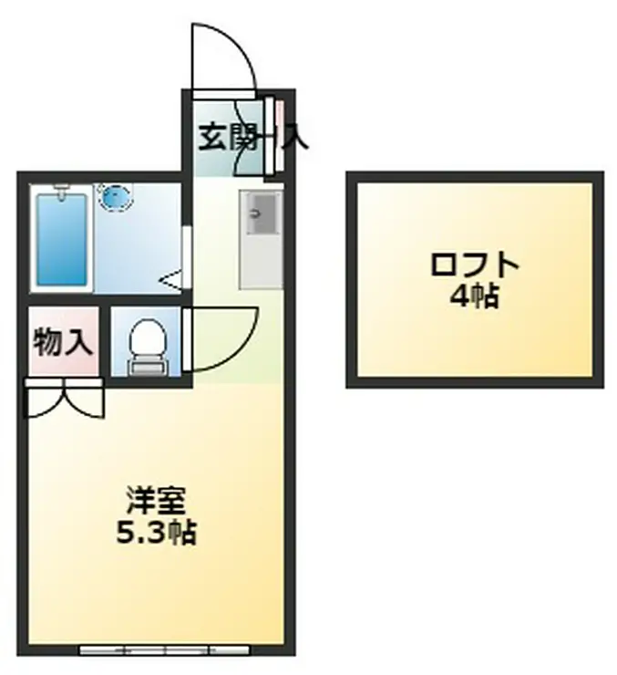 カーサフロール津田沼 1階階 間取り