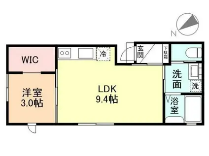 コンフォリア・リヴ森下MUTIO(1K/5階)の間取り写真