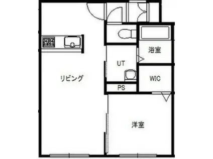 ポラリス元町(1LDK/2階)の間取り写真