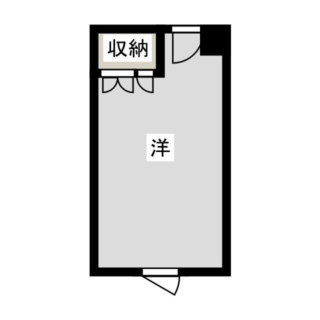 TACHIBANA INN(ワンルーム/3階)の間取り写真