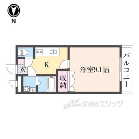 ディア・ヴィンテージ(1K/2階)の間取り写真