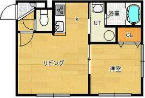 ルグラン宮の沢(1LDK/2階)の間取り写真