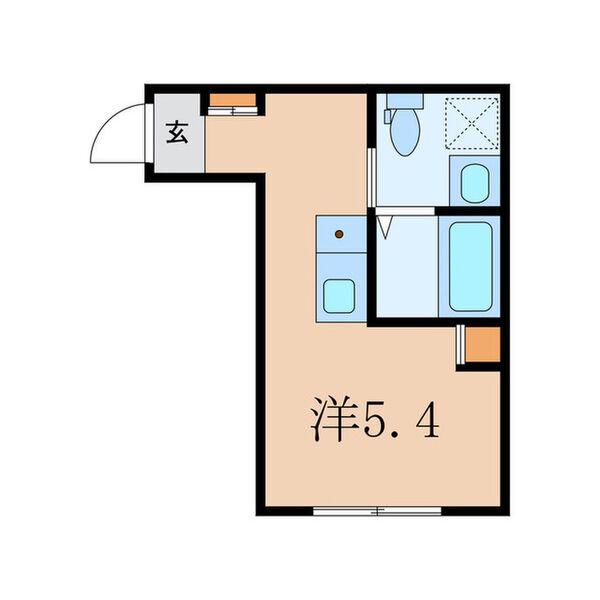 HJ PLACE SANGEN-JAYA(1K/3階)の間取り写真