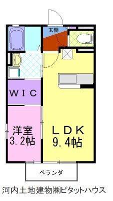 RE.OOZO A(1LDK/1階)の間取り写真