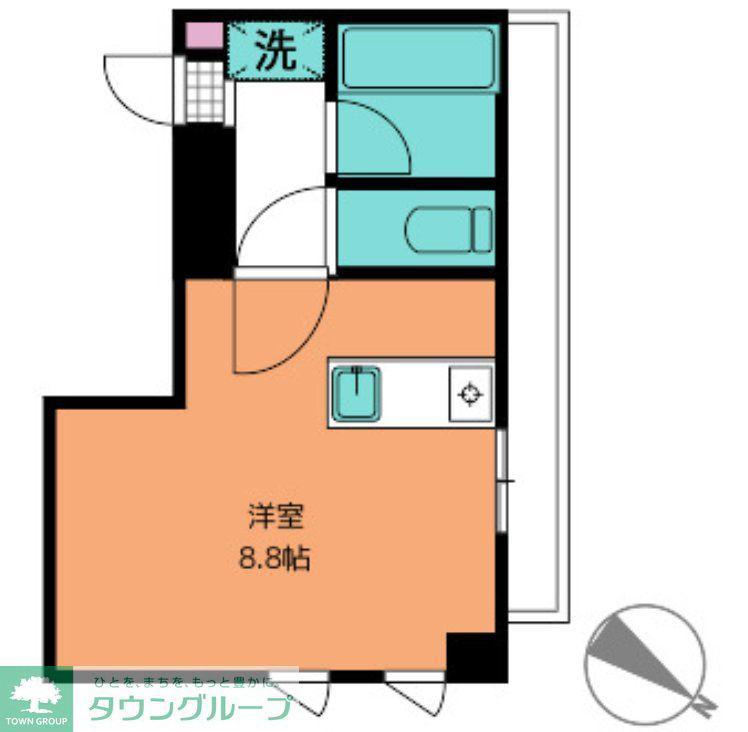 PARK AVENUE IS(ワンルーム/5階)の間取り写真