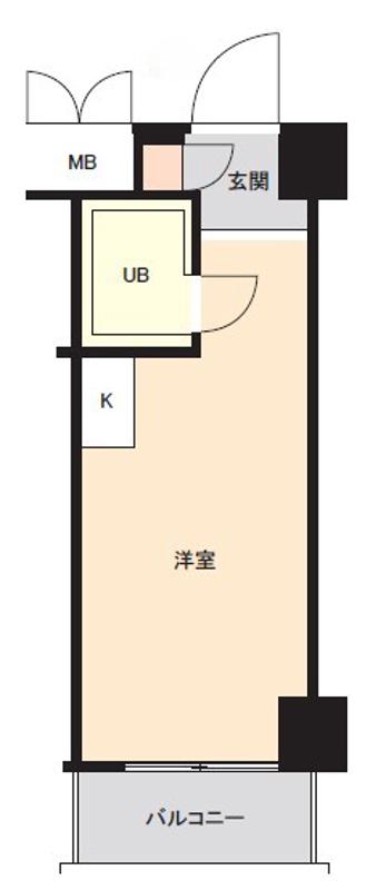 トップ池袋(ワンルーム/9階)の間取り写真