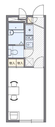 SHIMIZUI(1K/3階)の間取り写真