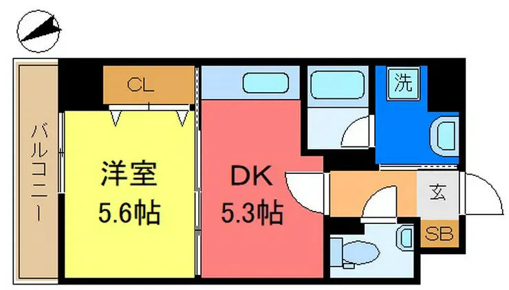 セントラヴェール新小岩 3階階 間取り