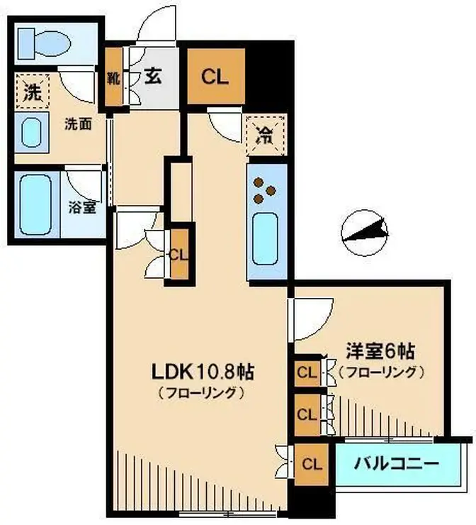 ウエストパークタワー池袋 4階階 間取り