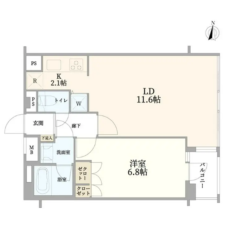 菱和パレス西麻布 5階階 間取り