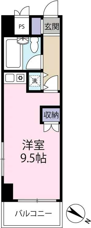 ヴィラ鵠沼 3階階 間取り