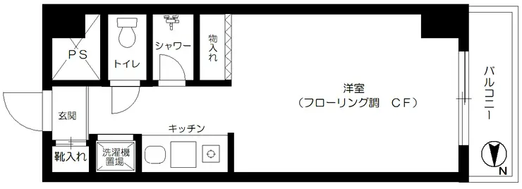 ルイシャトレ恵比寿 8階階 間取り
